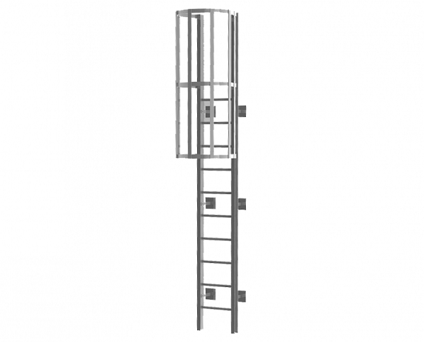 Vertikale Treppen aus GFK